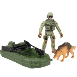 Militair Kruipend Opwindb. Sniper Met acc. 2 Asst.