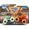 Monster Jam 1:64 2 Pack Bakugan vs Alien