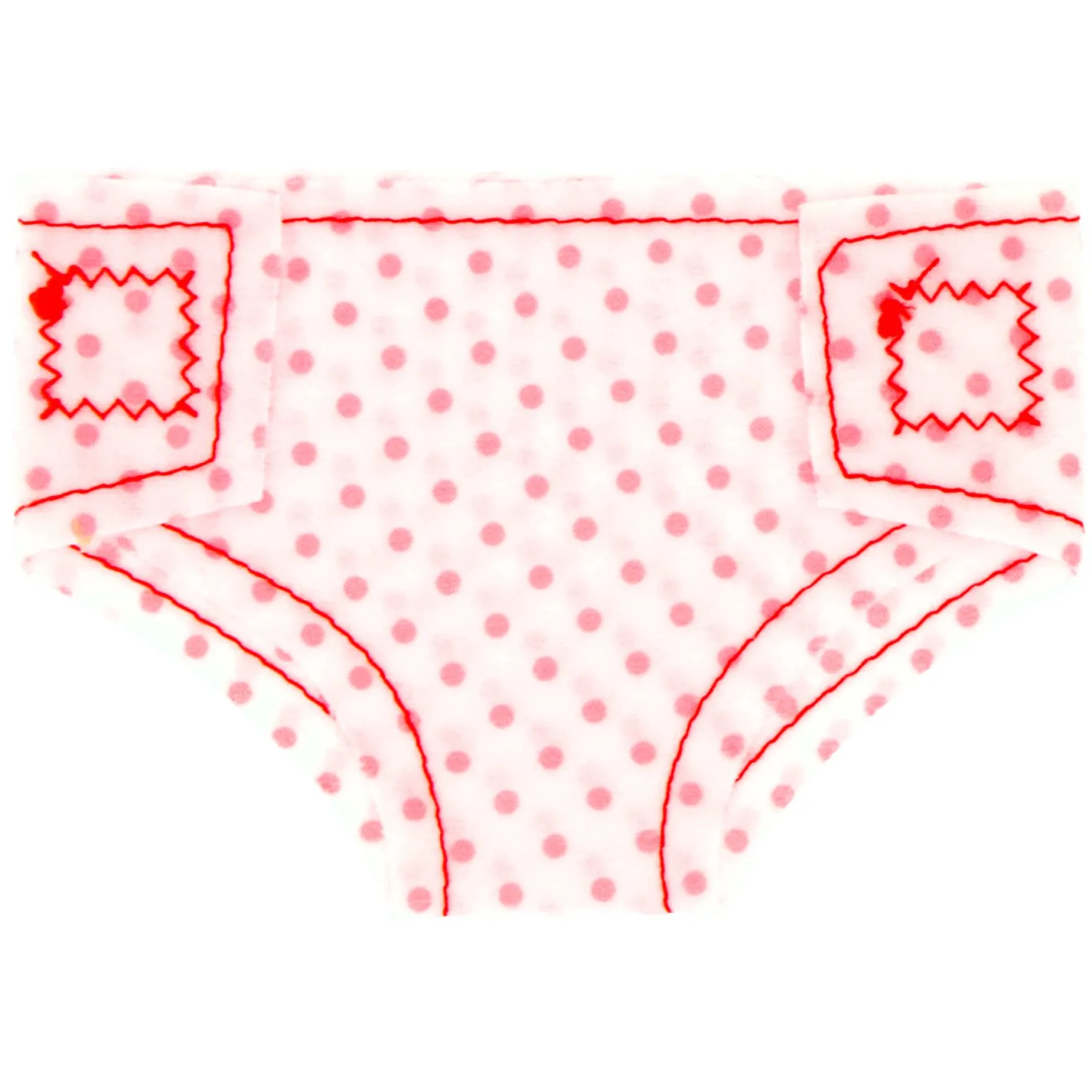 My beautiful dollsroom Poppenluiers Stof Op Kaart 2 Stuks