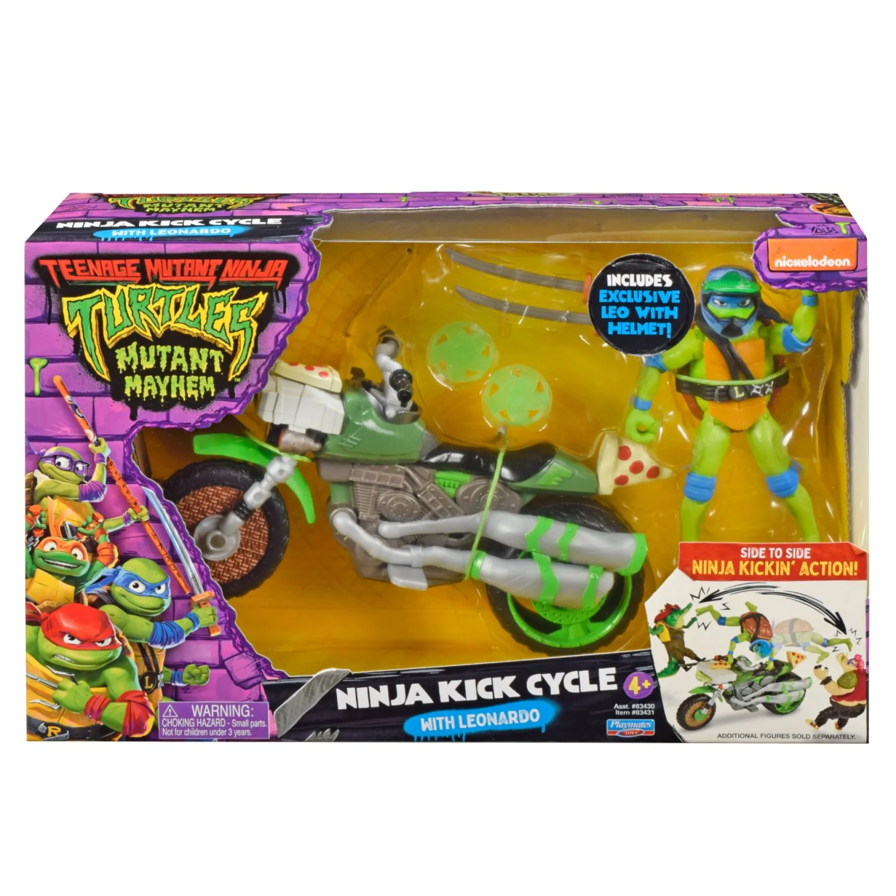 Ninja Turtles Movie Voertuig met figuren Assorti