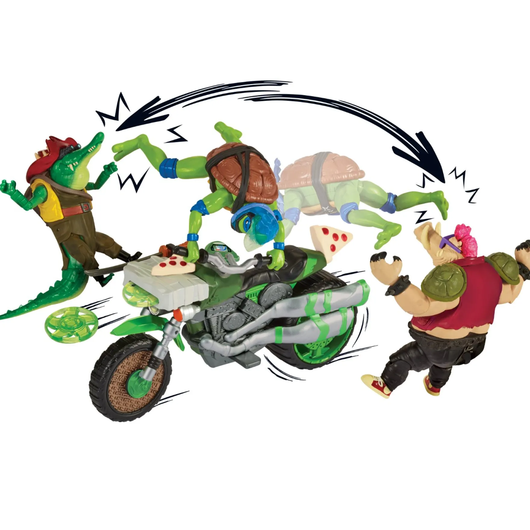 Ninja Turtles Movie Voertuig met figuren Assorti