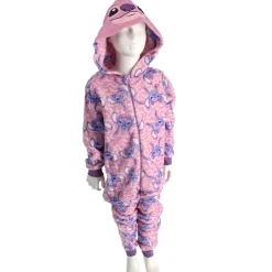 Onesie lilo & stitch roze maat 98-104