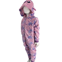Onesie lilo & stitch roze maat 110-116
