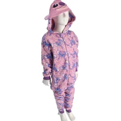 Onesie lilo & stitch roze maat 110-116