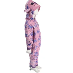 Onesie lilo & stitch roze maat 110-116