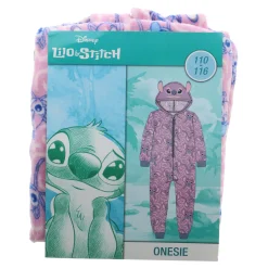 Onesie lilo & stitch roze maat 110-116