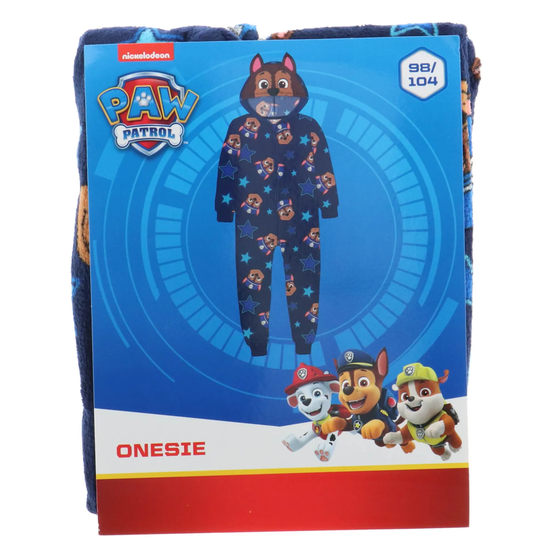 Onesie Paw Patrol blauw maat 98-104