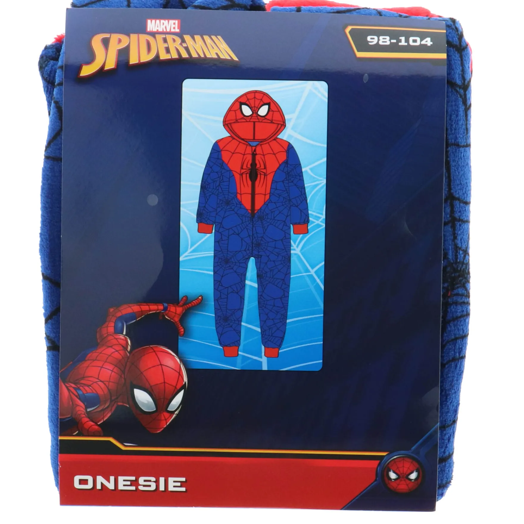 Onesie spiderman maat 98-104