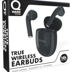 Oordopjes draadloos zwart