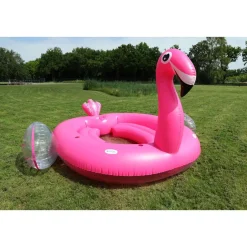 Opblaaseiland Flamingo 310X270X175 Cm
