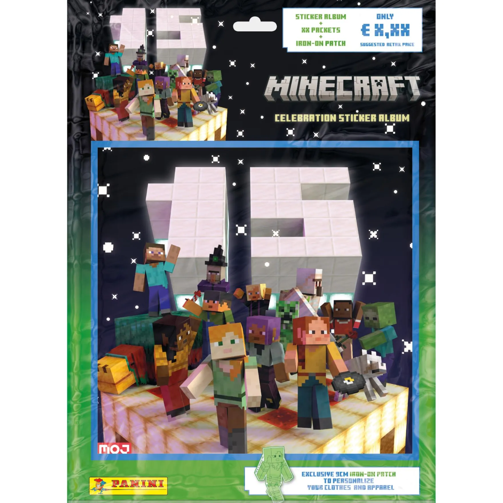 Panini Minecraft 3 Sticker Starter Pack