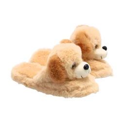 Pantoffels pluche hond kids maat 28-30