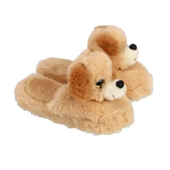 Pantoffels pluche hond kids maat 25-27
