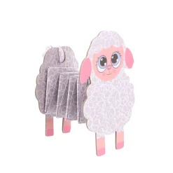 Papier knutselen Accordion dieren 3 stuks  2 assorti