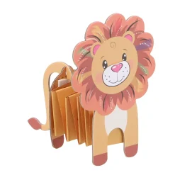 Papier knutselen Accordion dieren 3 stuks  2 assorti