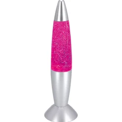Party Time Glitterlamp LED color changing 35 cm