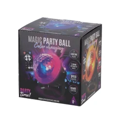 Party Time Magische party bal met disco effect en afstandsbediening