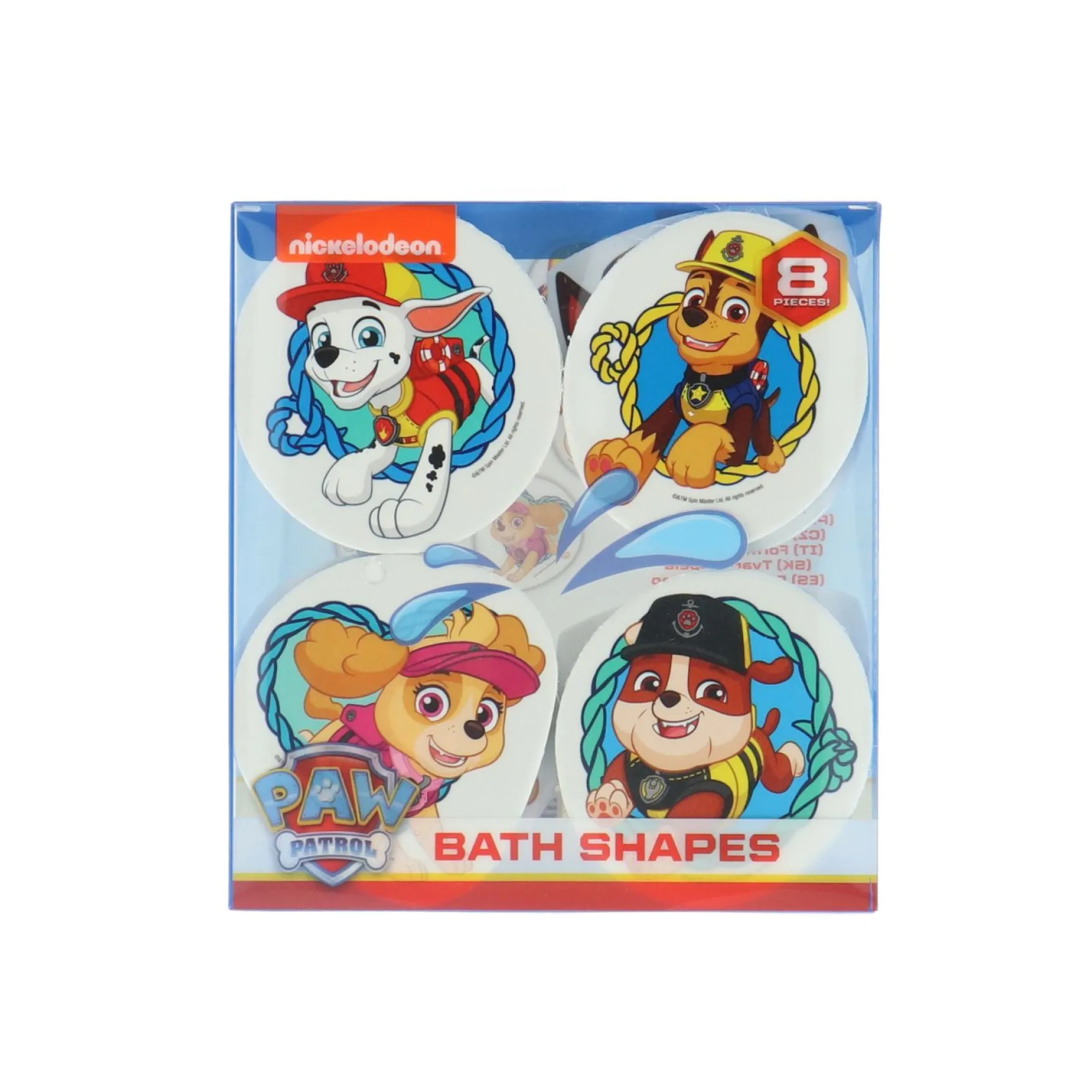 Paw Patrol Bad Vormen 8 Stuks