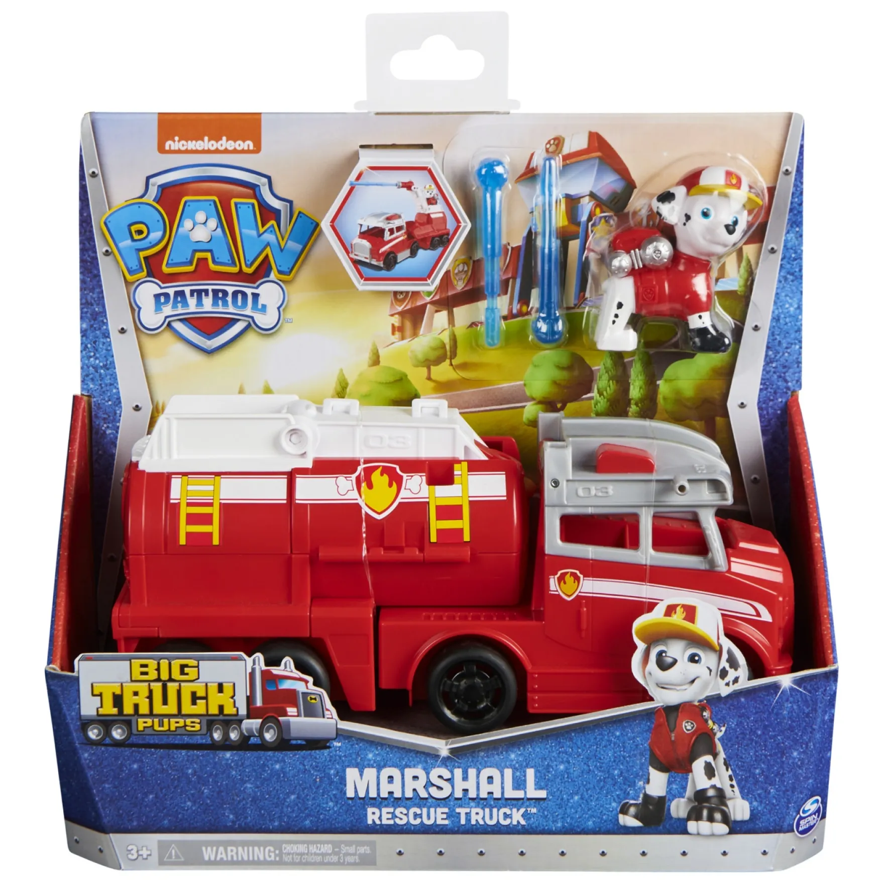Paw Patrol Big Truck Pups Deluxe Vehicle Marshall