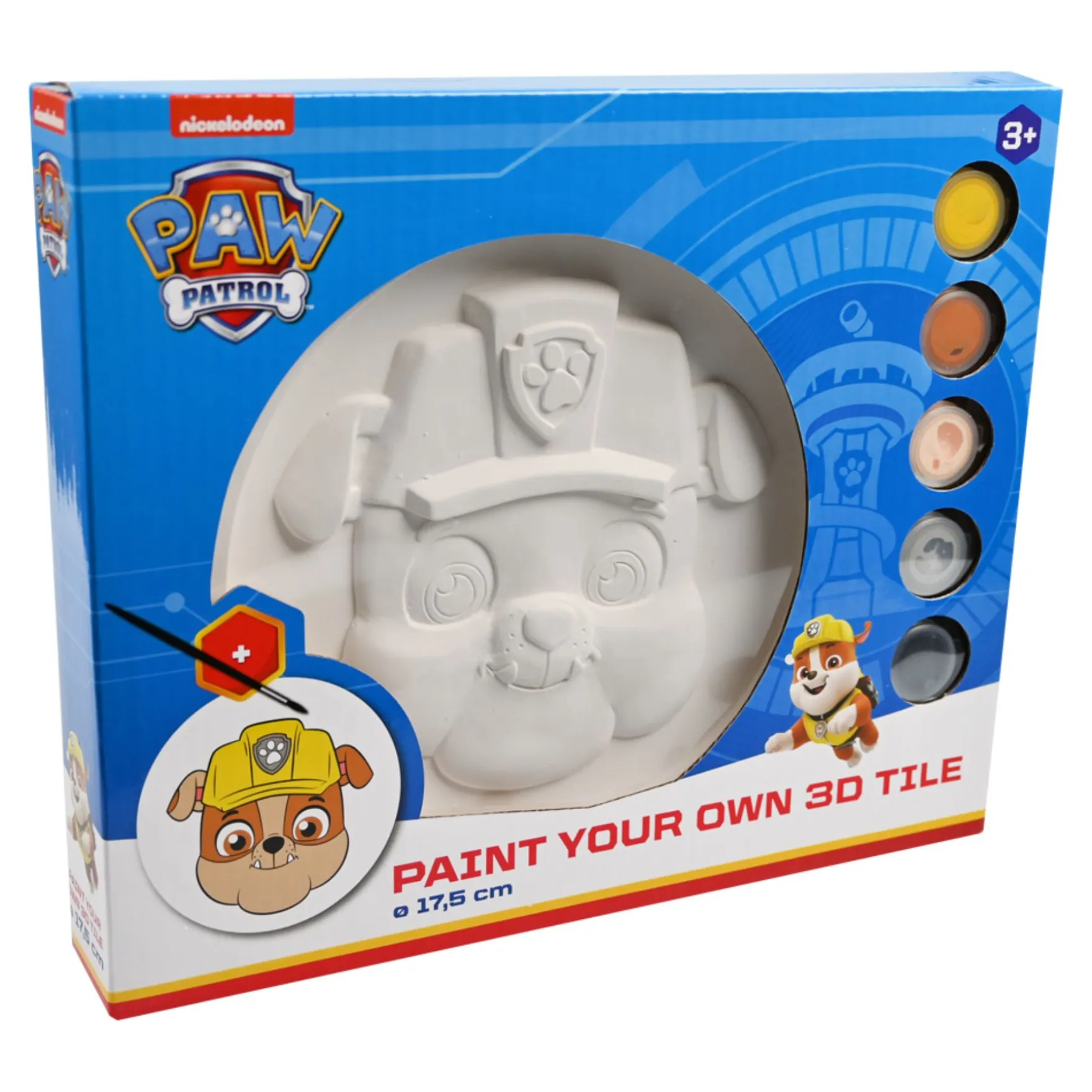 Paw Patrol Kleur Je Eigen 3D Tile