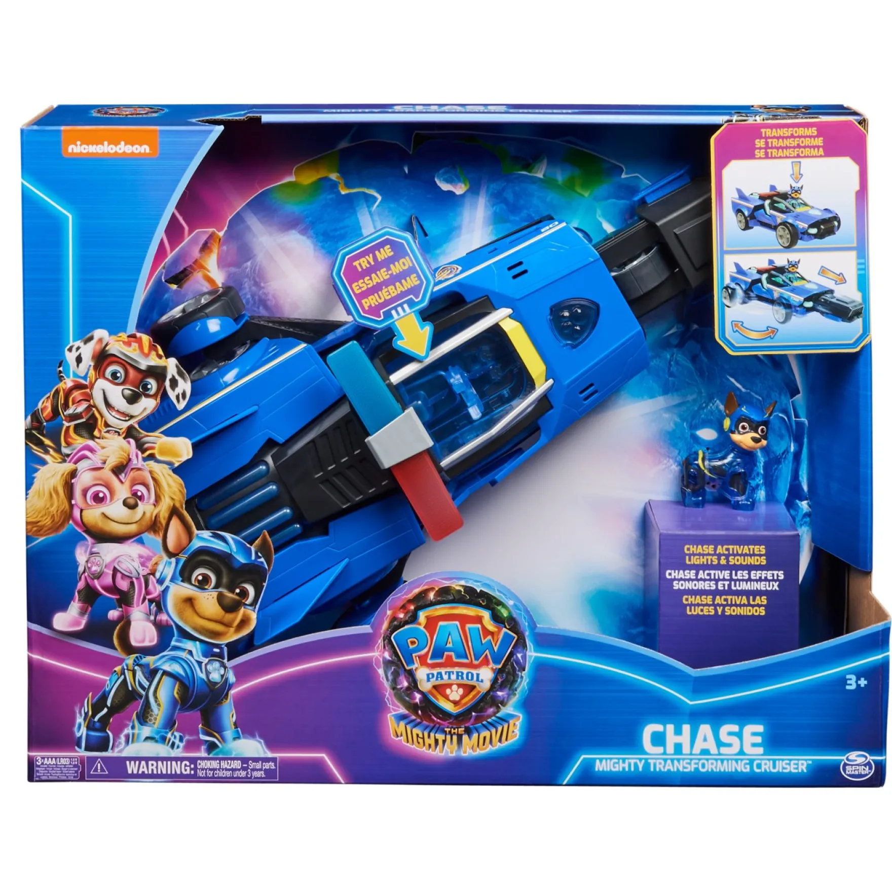 Paw Patrol The Mighty Movie Deluxe Vehicles Chase