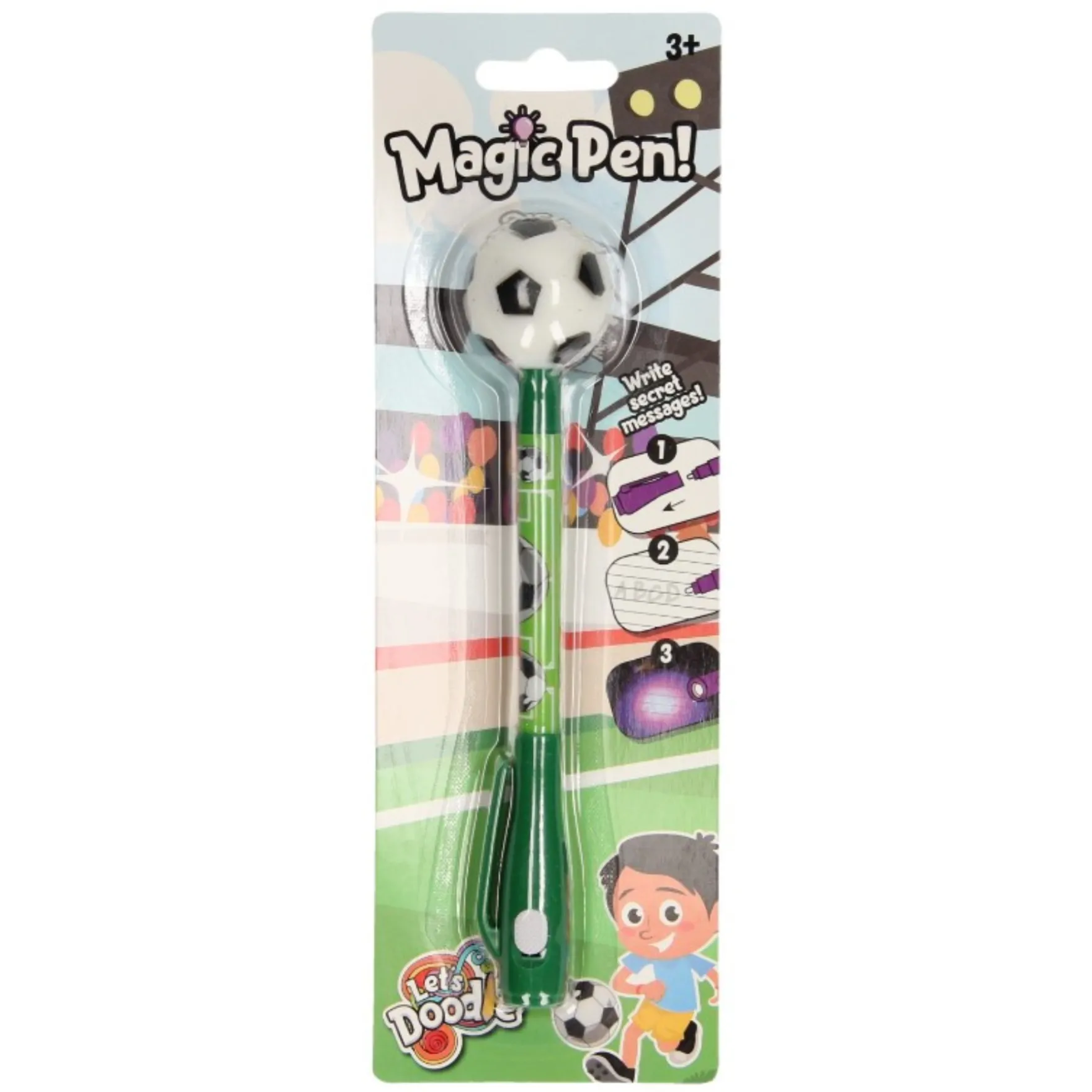 Pen onzichtbare inkt 6 asst.