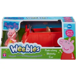 Peppa Weebles Push Along Wobbily Car