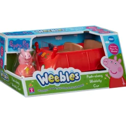 Peppa Weebles Push Along Wobbily Car