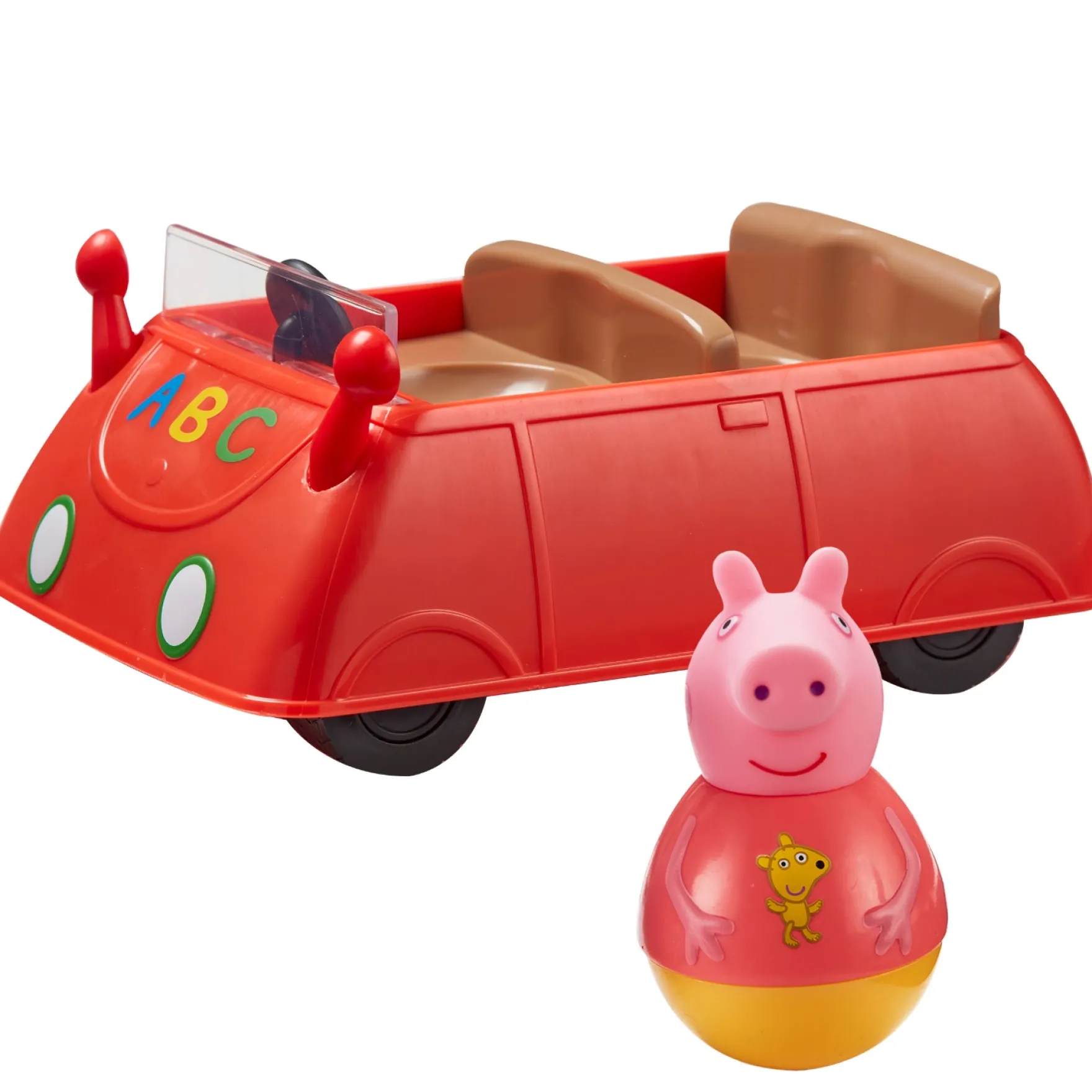 Peppa Weebles Push Along Wobbily Car