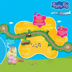 Peppa Whizz Around clickety clack trein set