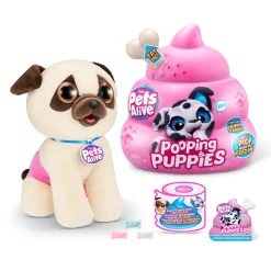 Pets Alive pooping puppies s1 interactive pluche assorti