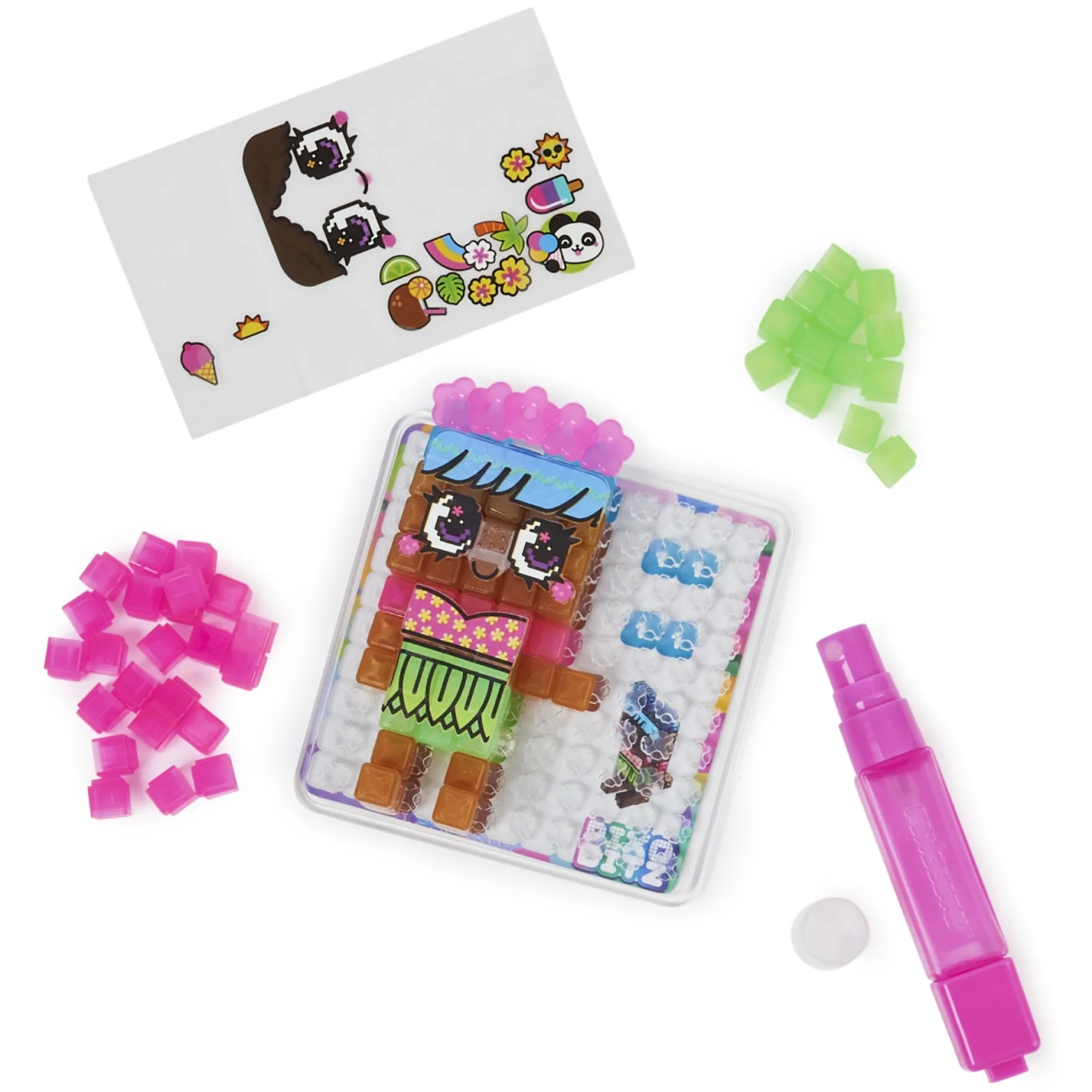 Pixobitz Clear Sparkly Feature Pack 150 Stuks