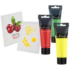 Plakkaatverf in tube 75ml 10 verschillende kleuren assorti