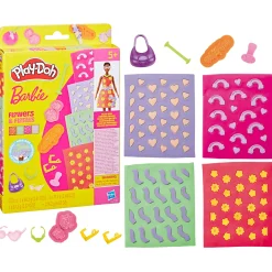 Play-Doh Barbie flowers and florals