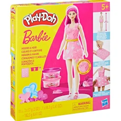 Play-Doh Barbie hearts and hair