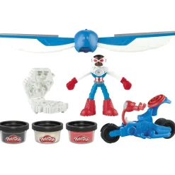 Playdoh Captain America moto-slicer