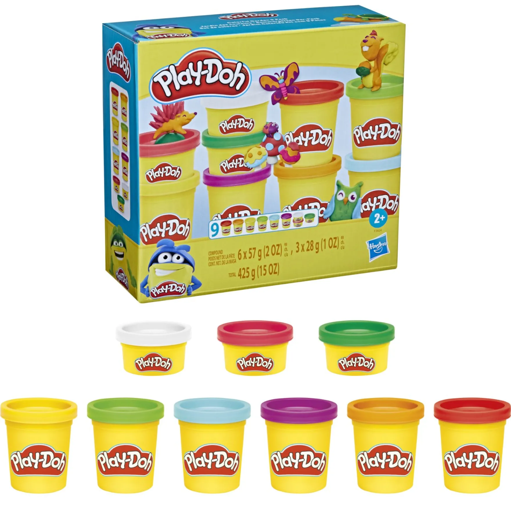 Play-Doh colourful garden 9 pack