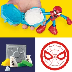 Play-Doh Spiderman Launch And Slice Battle