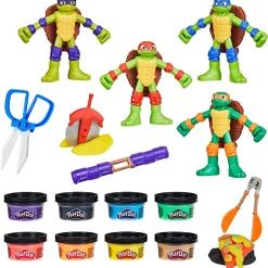 Play-Doh Teenage Mutant Ninja Turtles cowabunga creations