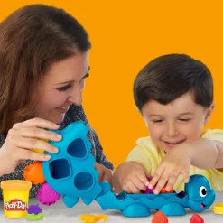 Play-Doh vormen en kleuren dino