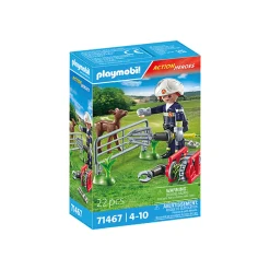 Playmobil 71467 Action Heroes Dierenbescherming Brandweer
