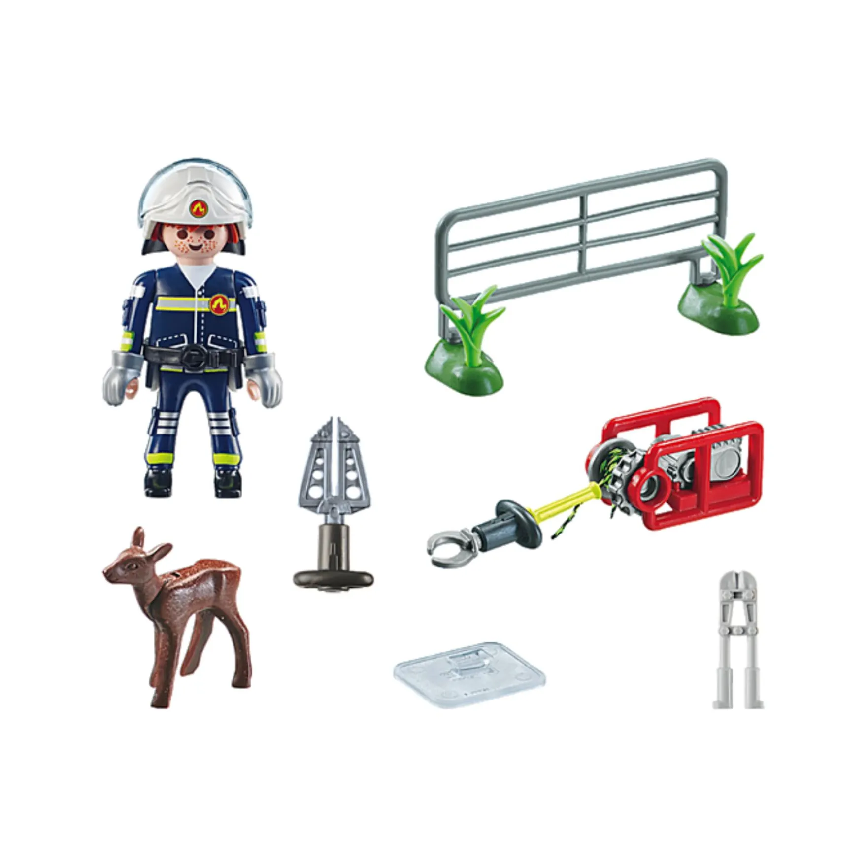 Playmobil 71467 Action Heroes Dierenbescherming Brandweer
