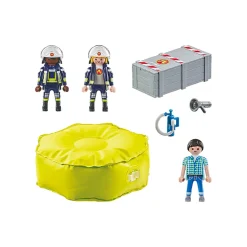 Playmobil 71465 Action Heroes Brandweerlieden Met  Luchtkussens