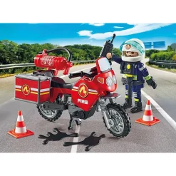 Playmobil 71466 Action Heroes Brandweer Op De  Plaats Van Het Ongeval