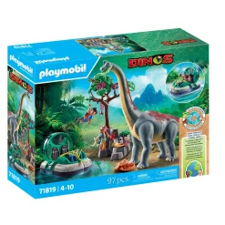 Playmobil 71819 brachiosaurus met hovercraft