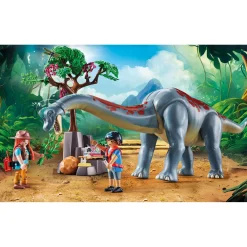 Playmobil 71819 brachiosaurus met hovercraft