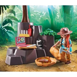 Playmobil 71819 brachiosaurus met hovercraft