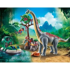 Playmobil 71819 brachiosaurus met hovercraft