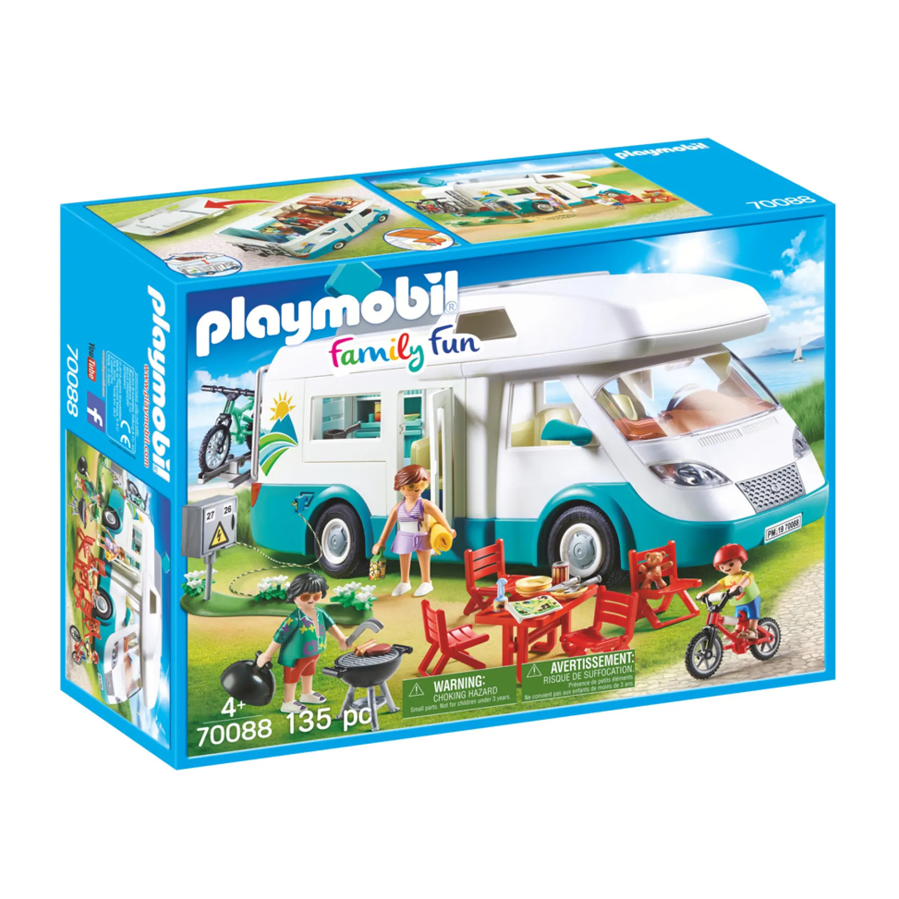 Playmobil 70088 Camper Met Familie