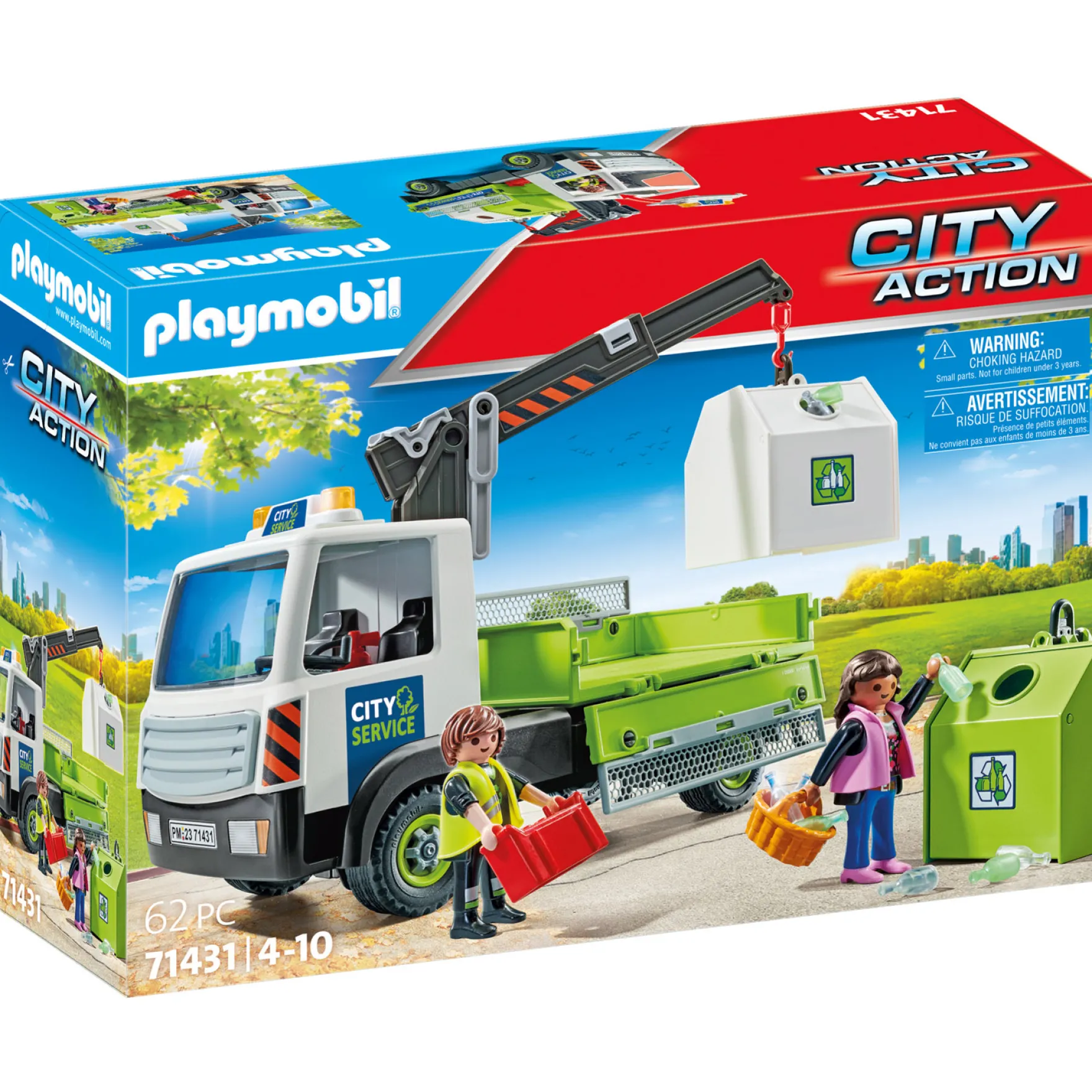 Playmobil 71431 City Glasbak Ophaaldienst